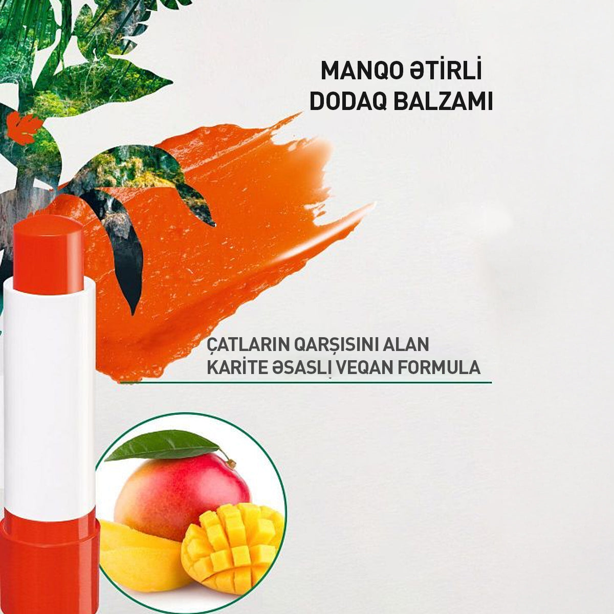 Manqo ətirli dodaq balzamı, 4.8 qr