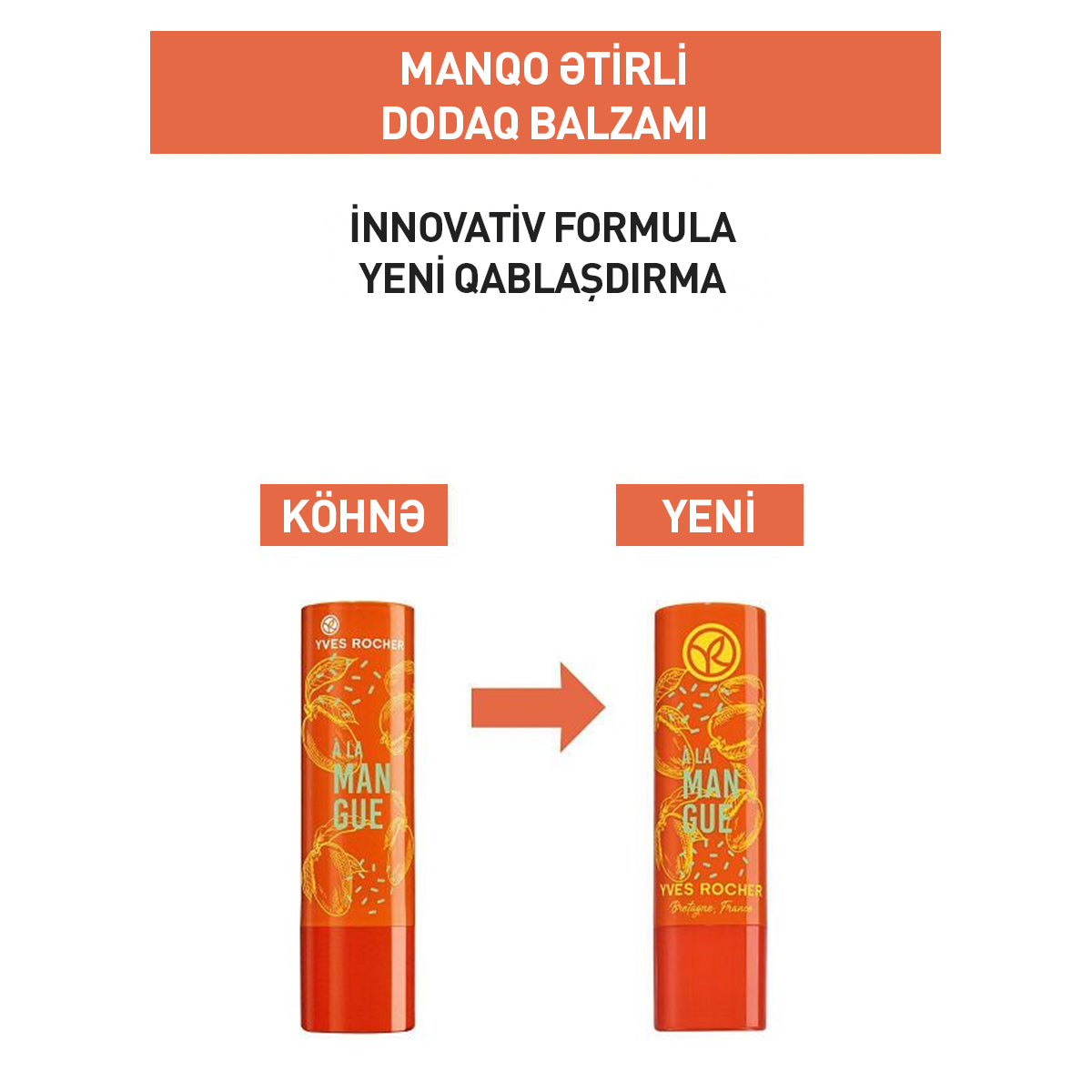 Manqo ətirli dodaq balzamı, 4.8 qr