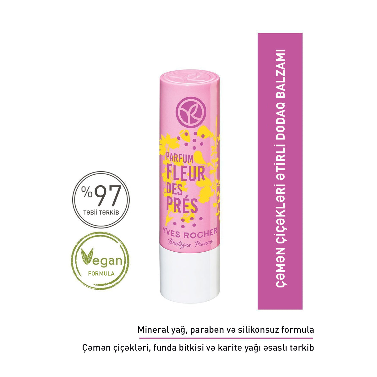 LIP BALM FIELDS' FLOWER 4,8G STICK