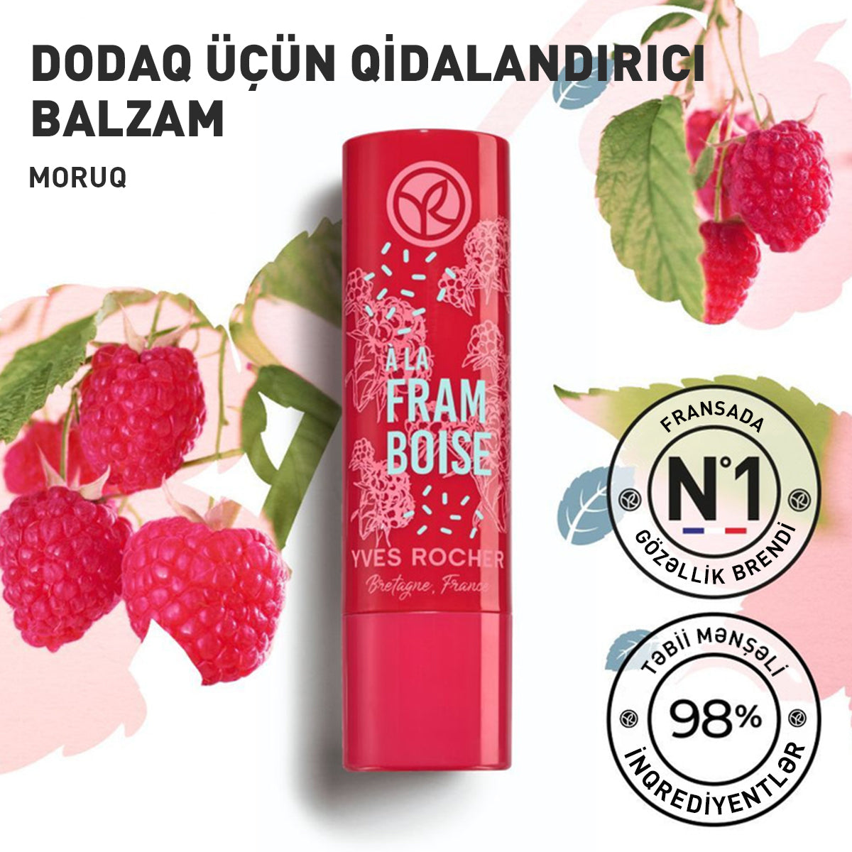 Moruq ətirli dodaq balzamı, 4.8 qr