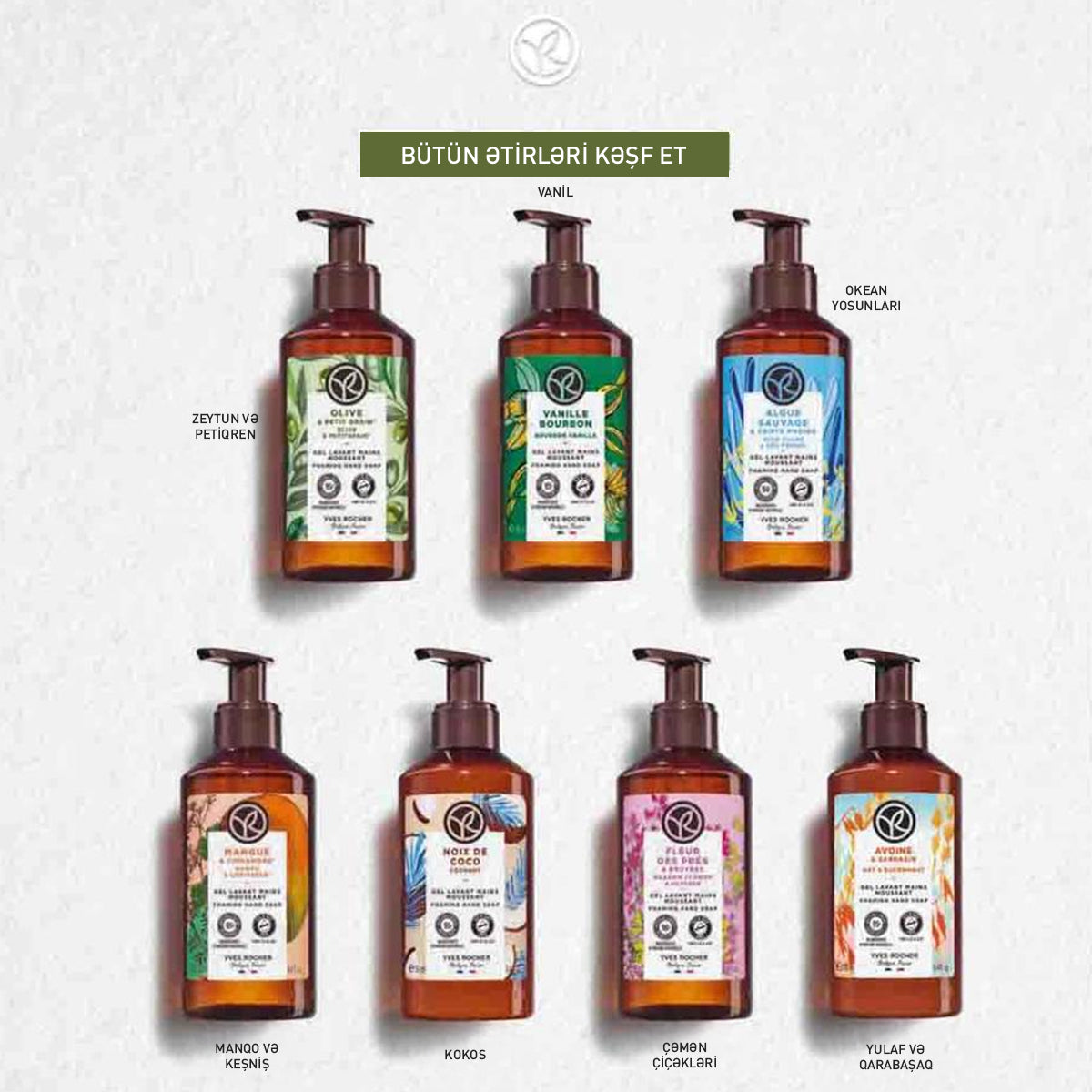 Zeytun ətirli maye əl sabunu, 190 ml