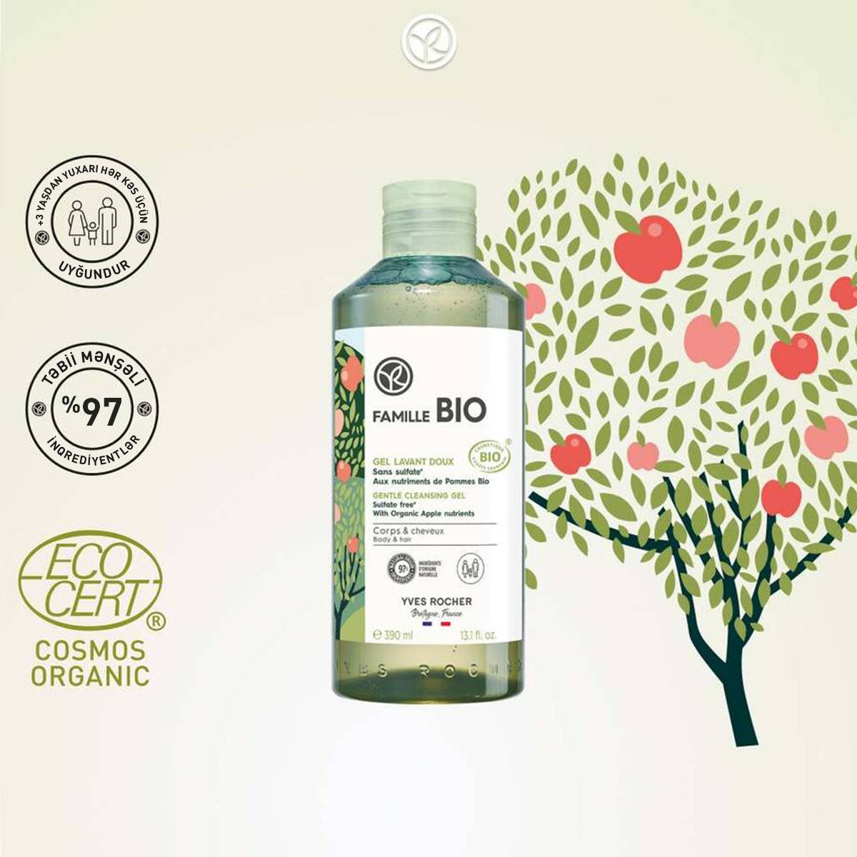 Gentle Cleansing Gel, 390 ml