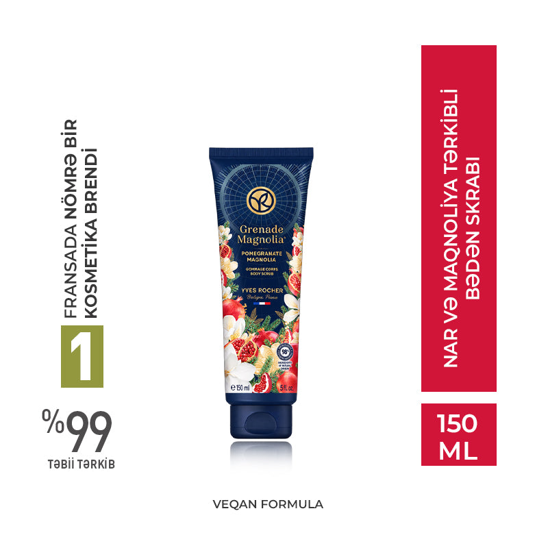 Gommage grenade magnolia tube 150ml