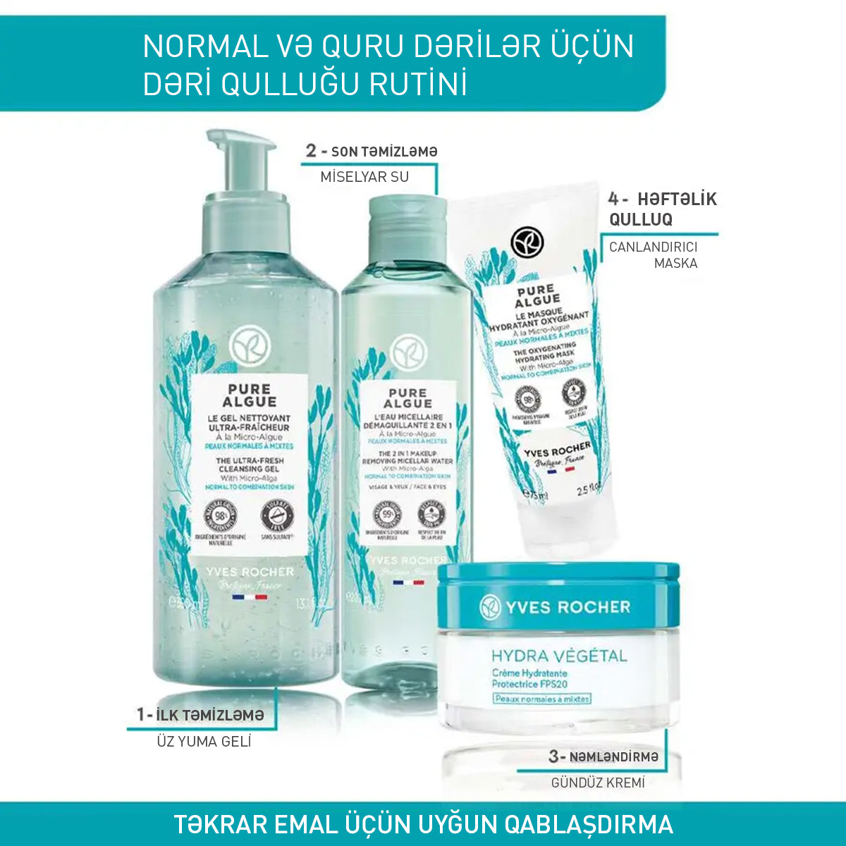 Makiyaj təmizləyici miselyar su, 200 ml