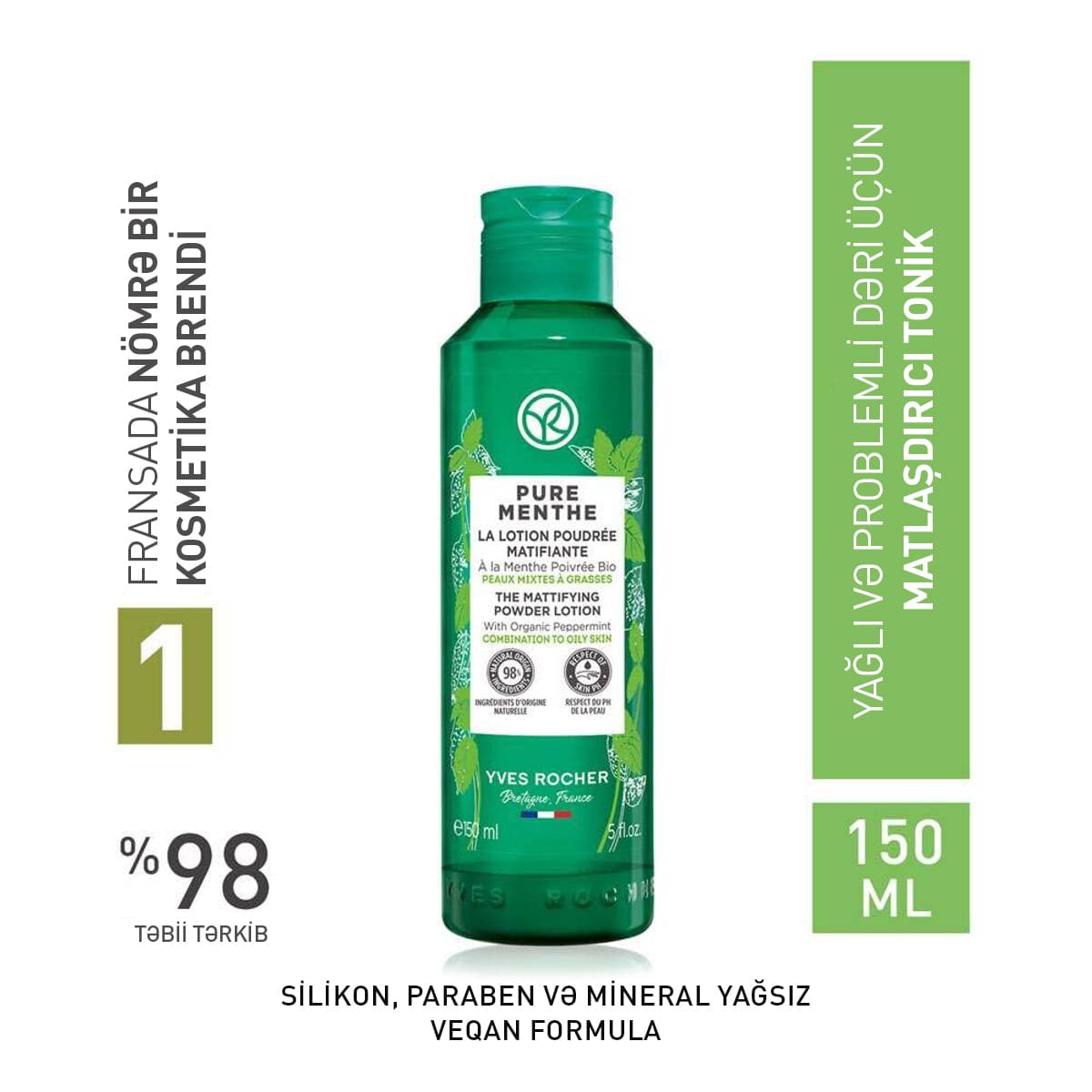 Matlaşdırıcı pudra-losyon, 150 ml
