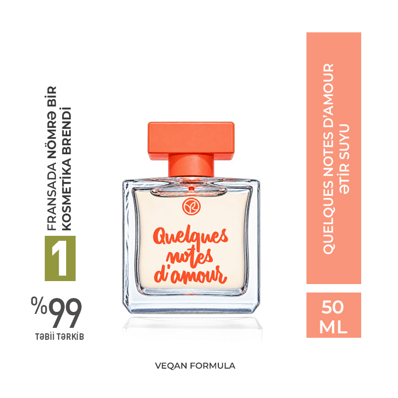 Quelques Notes d’Amour ətir suyu, 50 ml