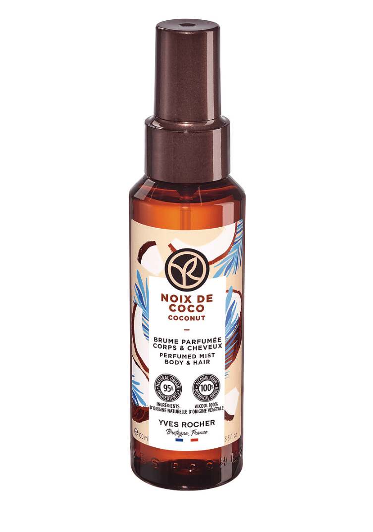 BODY AND HAIR MIST COCONUT 100ML BOTTLE -