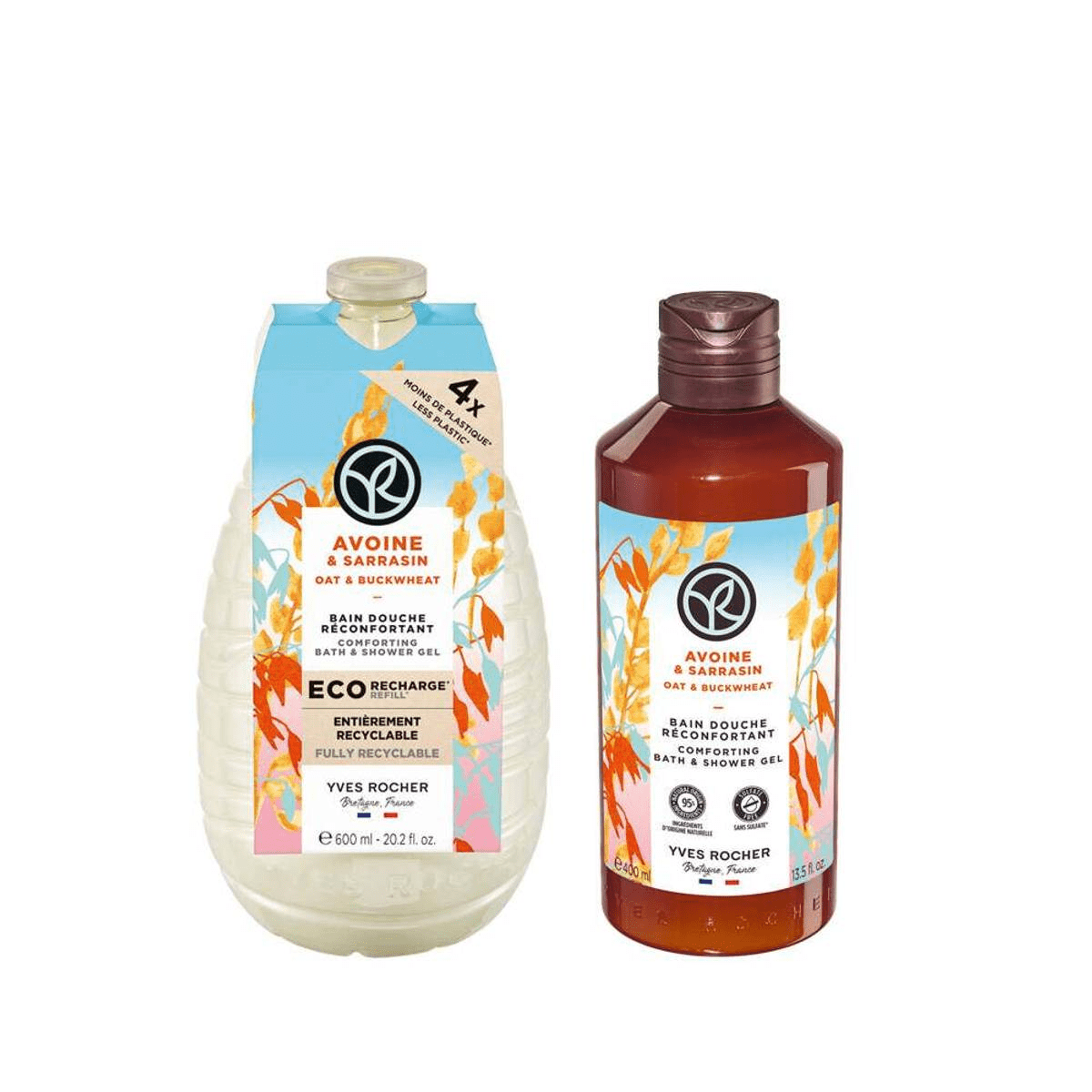 Yulaf və qarabaşaq duş geli dəsti