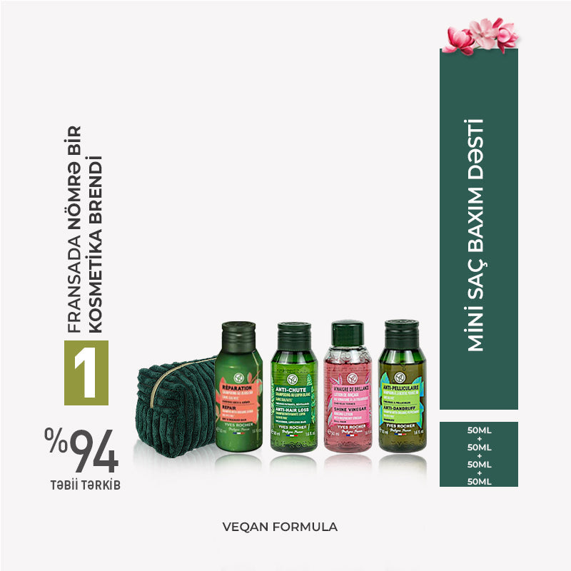 Green Mini Hair Care Set
