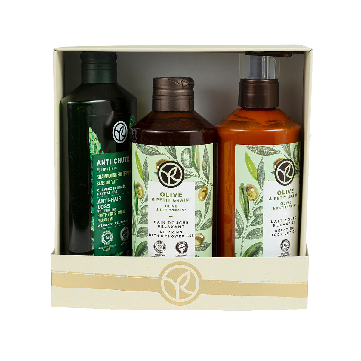 Olive & Petit Grain Hair & Body Care Set