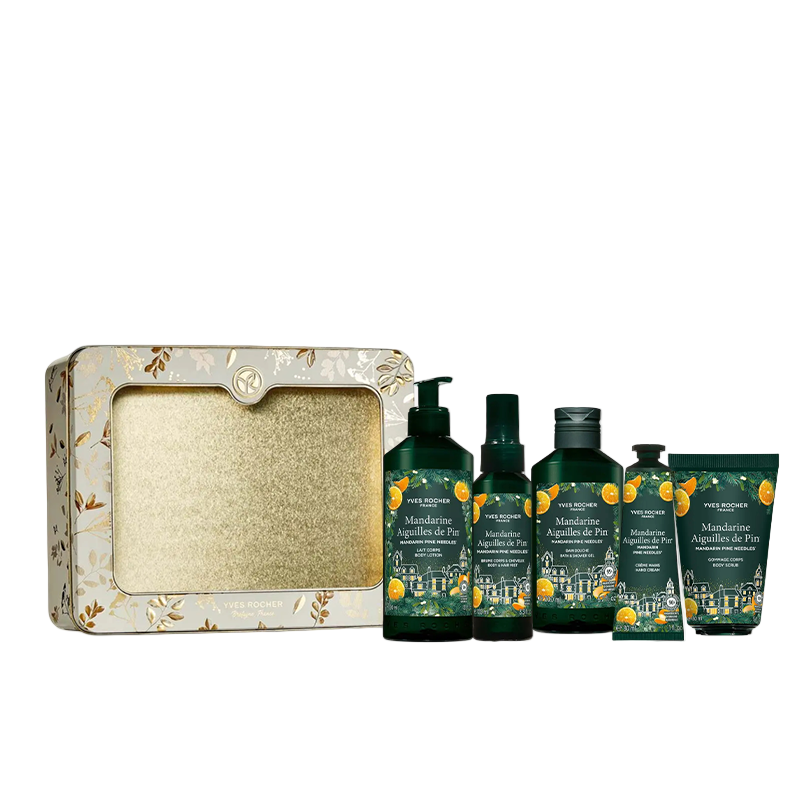Mandarin Pine Needles Body Care Set