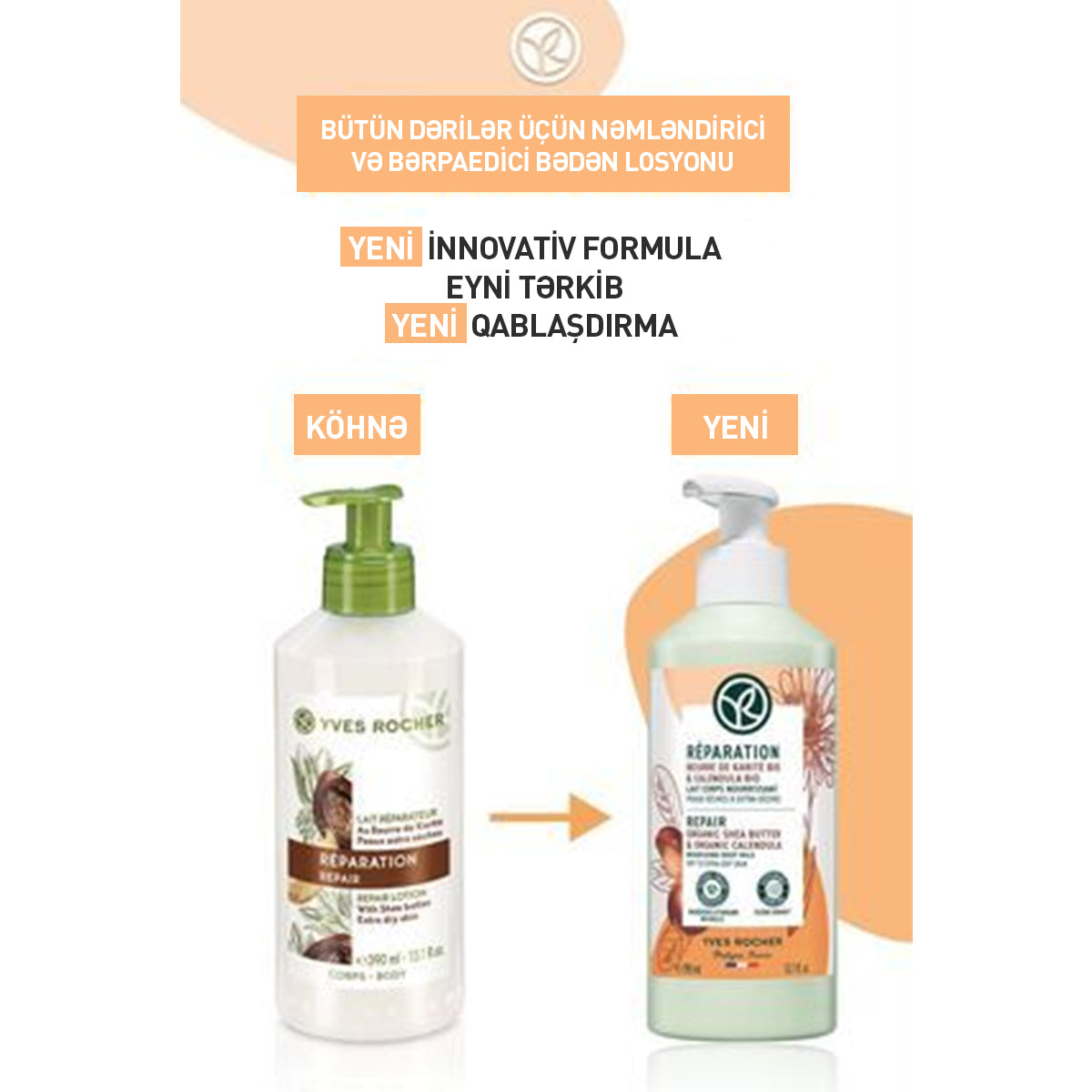 Bədən üçün bərpaedici süd, 390 ml