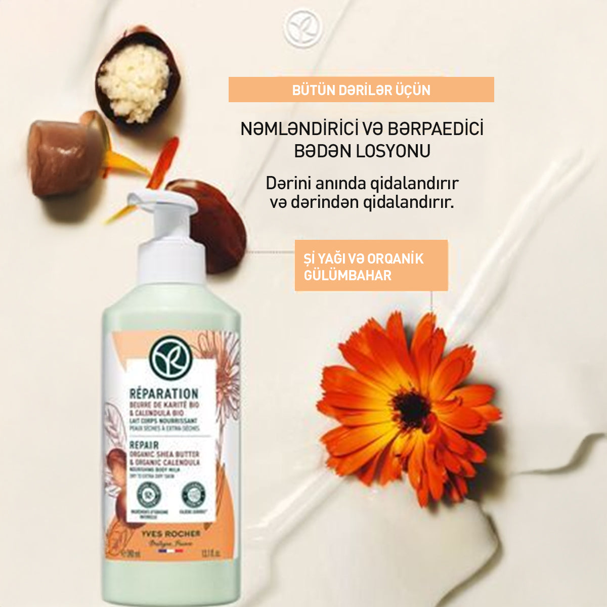 Bədən üçün bərpaedici süd, 390 ml