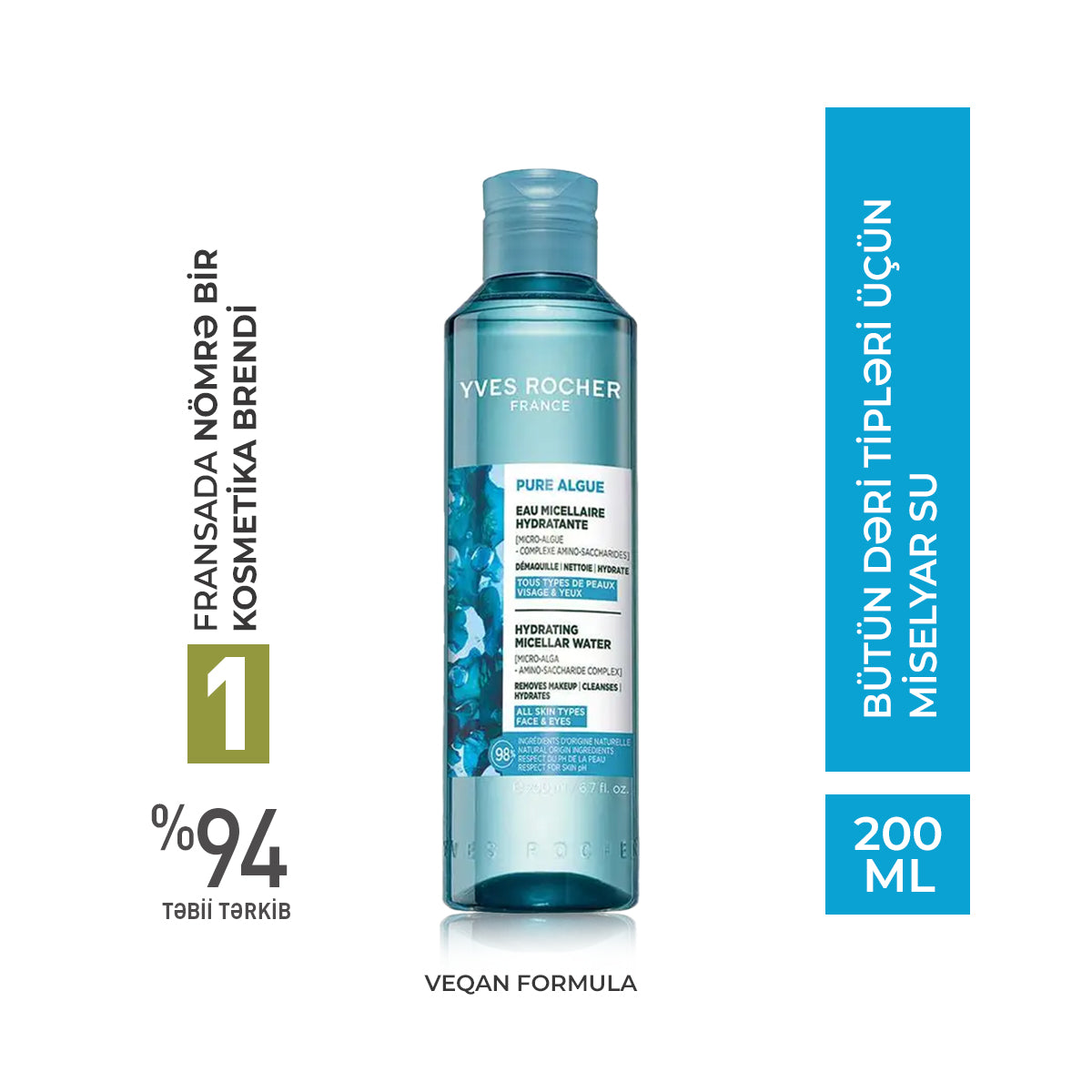 The All in 1 Hydrating Makeup Removing Micellar Water Bo 200 ml