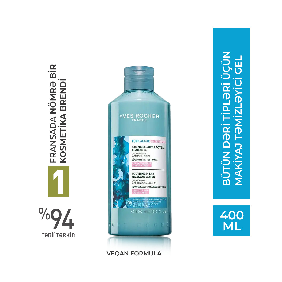 The All in 1 Hydrating Makeup Removing Micellar Water Bo, 400 ml