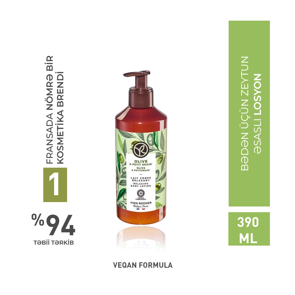 BODY LOTION OLIVE & PETIT GRAIN 390ML -