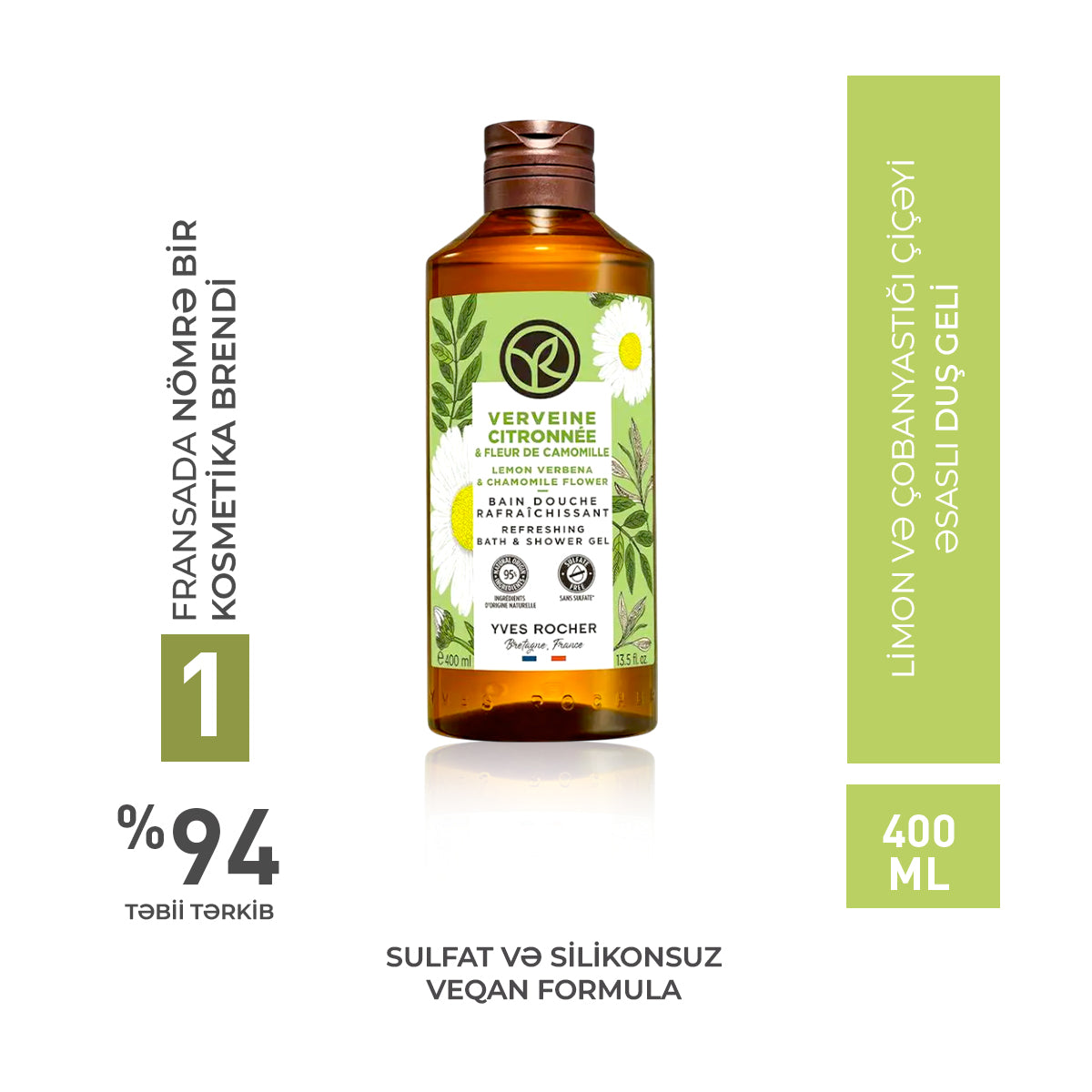 Limon və Çobanyastığı Ətirli Duş Geli 400 ml