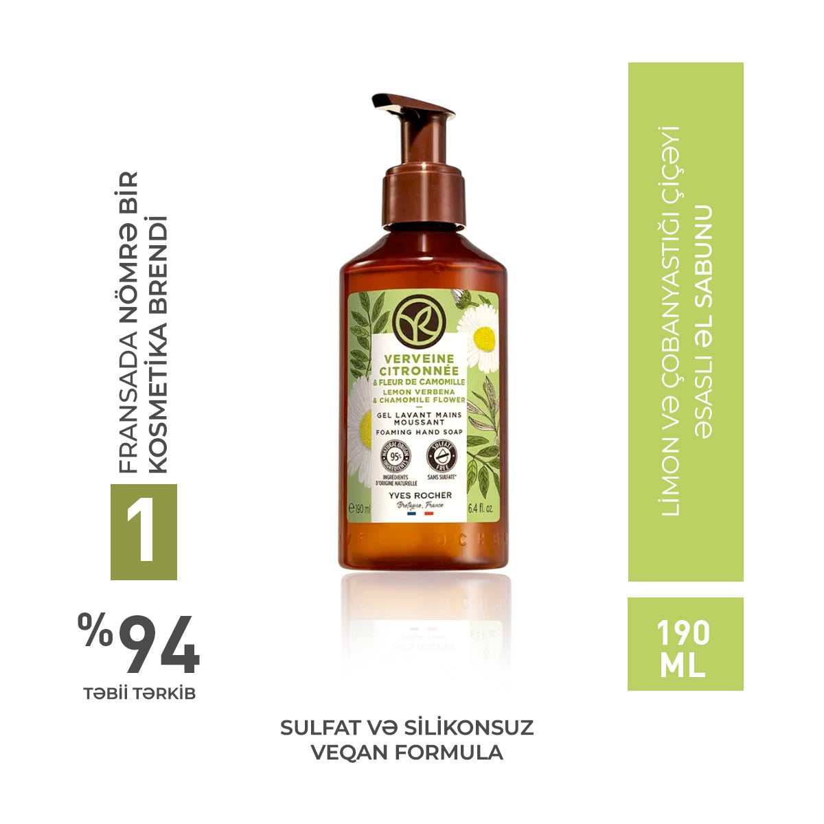 Limon Və Çobanyastığı Çiçəyi Ətirli Əl Sabunu 190 ml