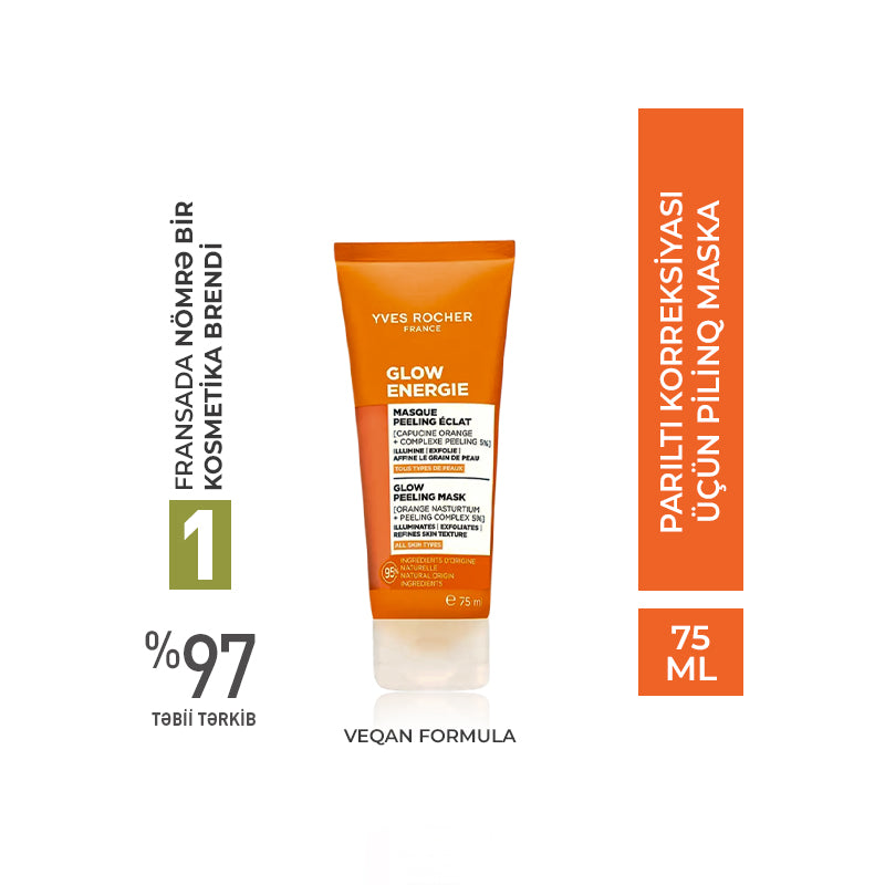 Parıltı Korreksiyası Üçün Pilinq Maska, 75 ML