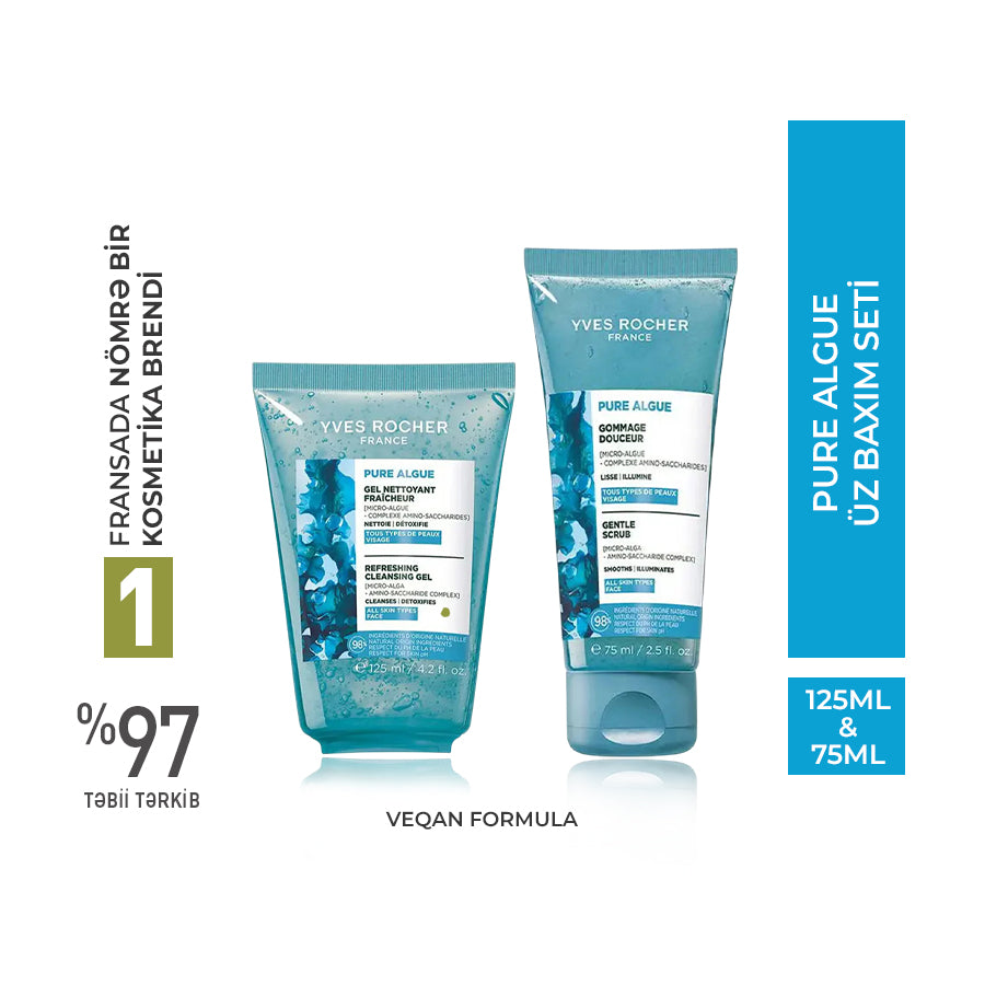 2-li Təravətləndirici Üz Baxımı Seti