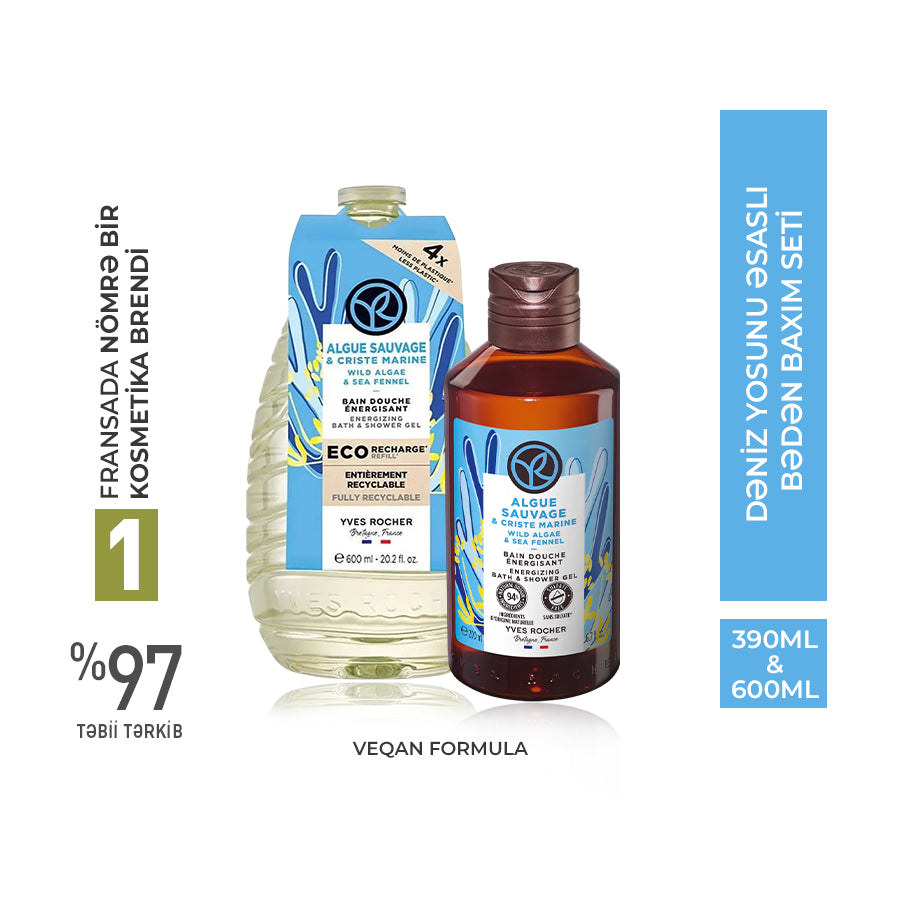 Dəniz Yosunları Əsasllı 2-li Bədən Baxımı Seti