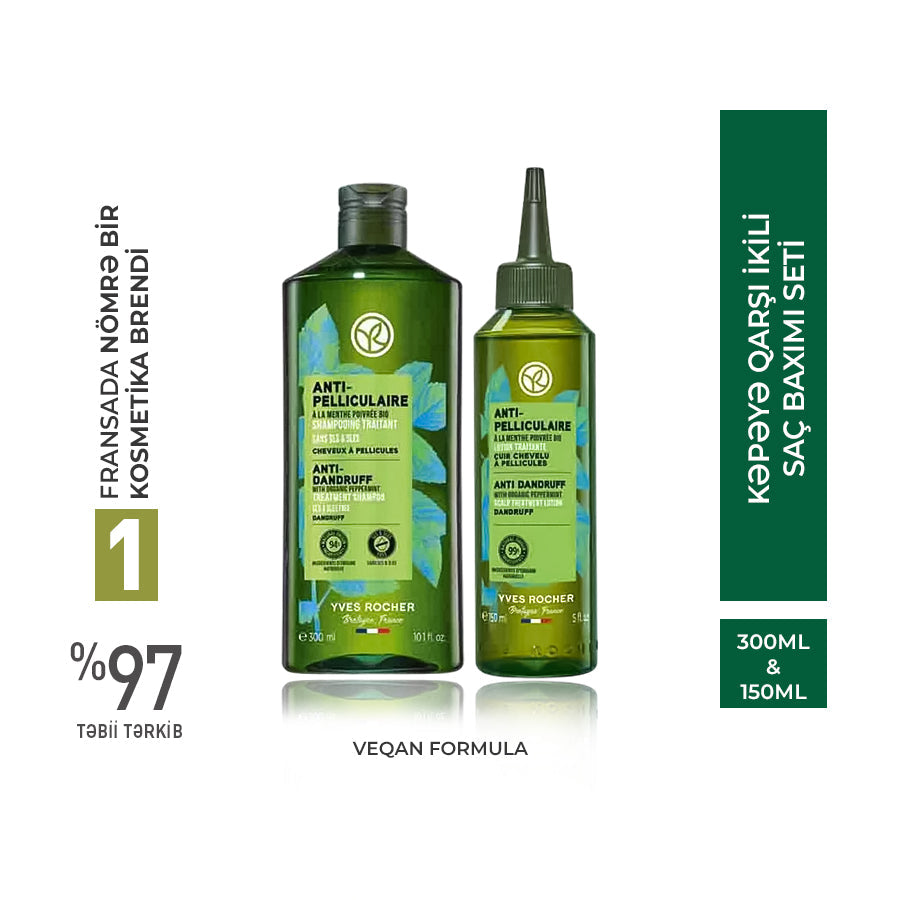 Kəpəyə Qarşı Saç Baxım Seti