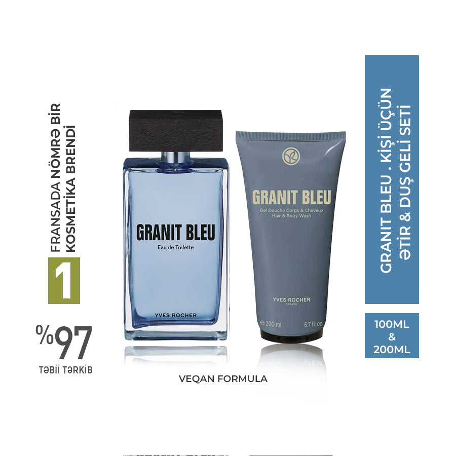 Granit Bleu Kişi Üçün Ətir & Duş Geli Seti