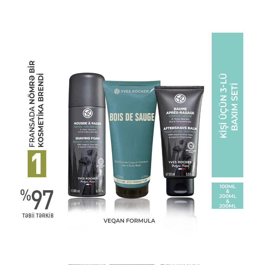 Kişi Üçün 3-lü Baxım Seti