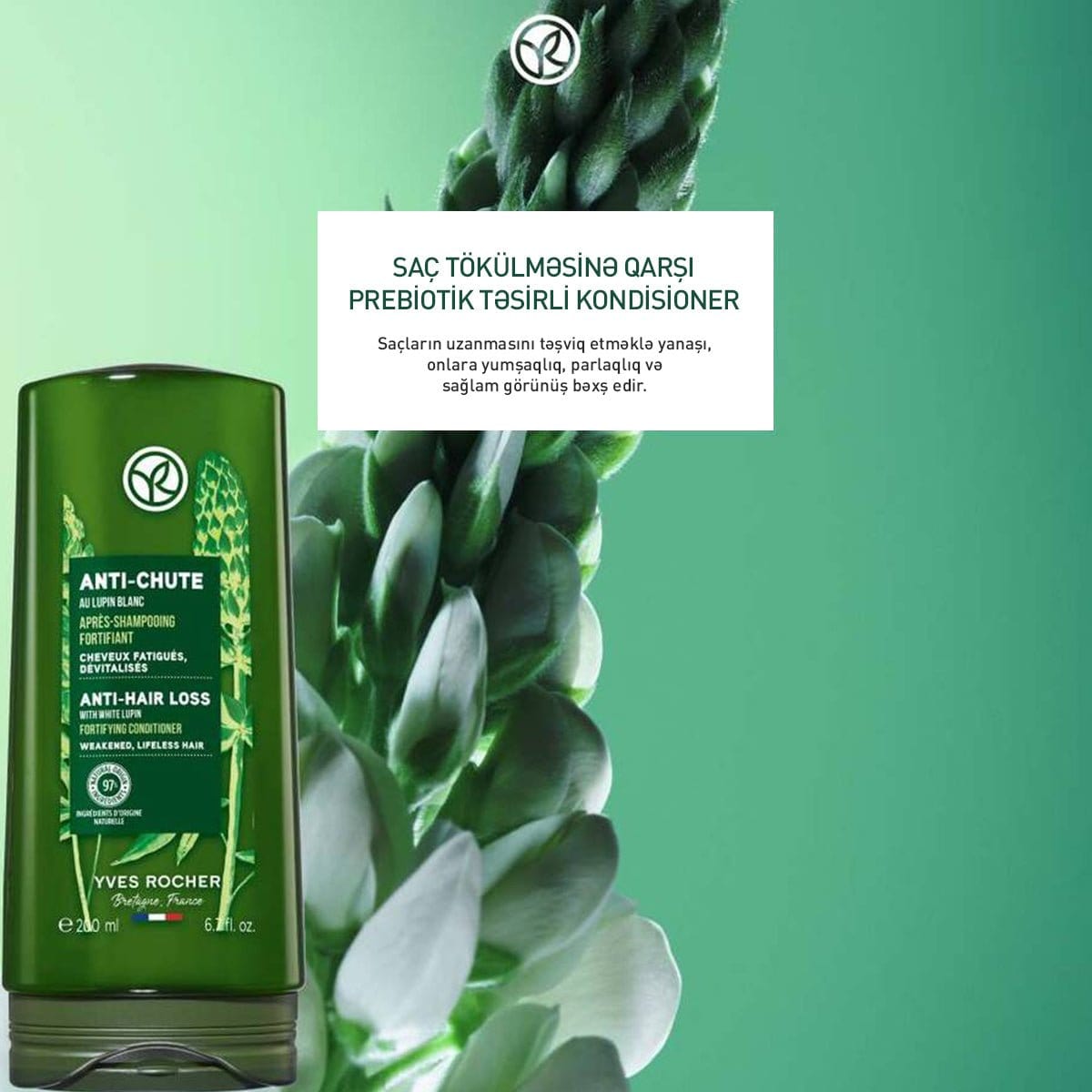 Anti - Hair Loss Conditioner, 200 ml - Yves Rocher Azerbaijan