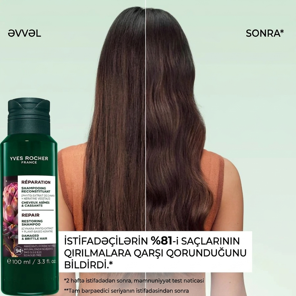 BƏRPAEDİCİ ŞAMPUN 100ML