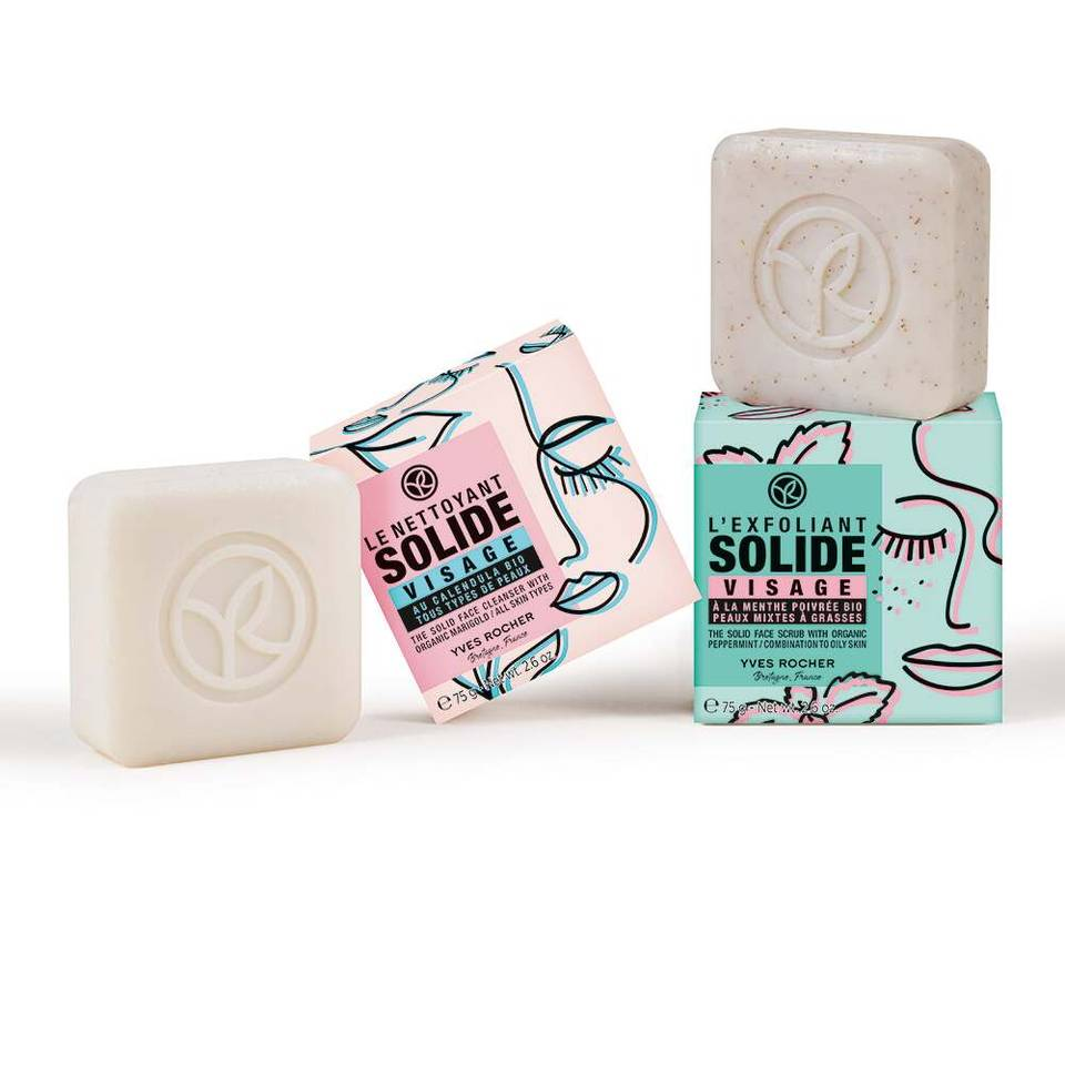 Solid Exfoliating Face Scrub, 75 g