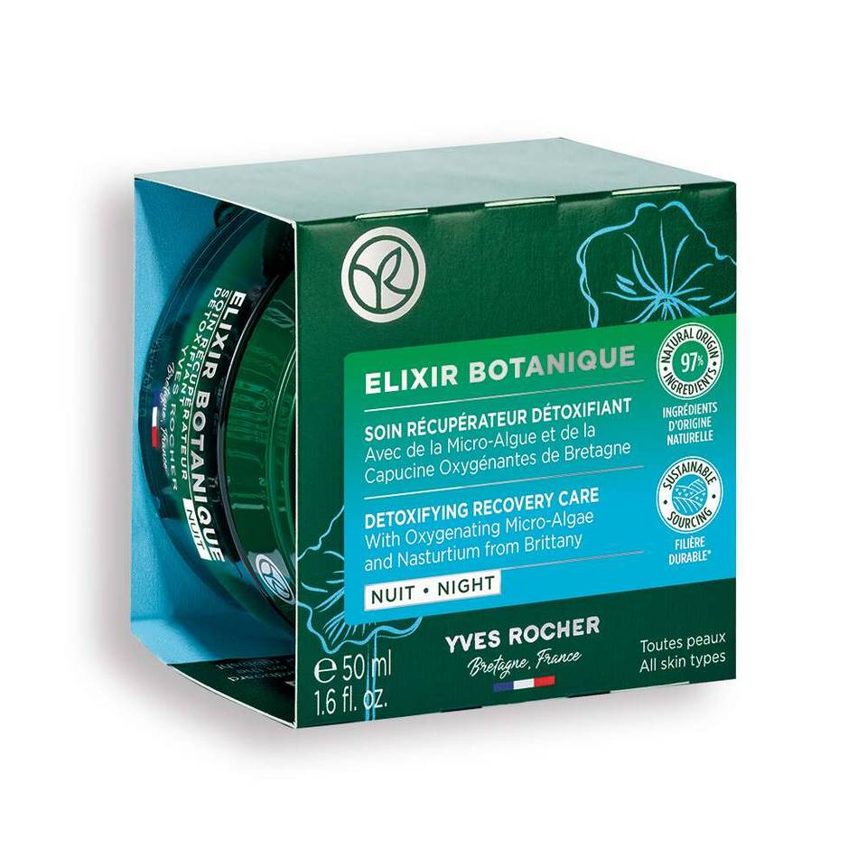 Detoks təsirli gecə kremi, 50 ml