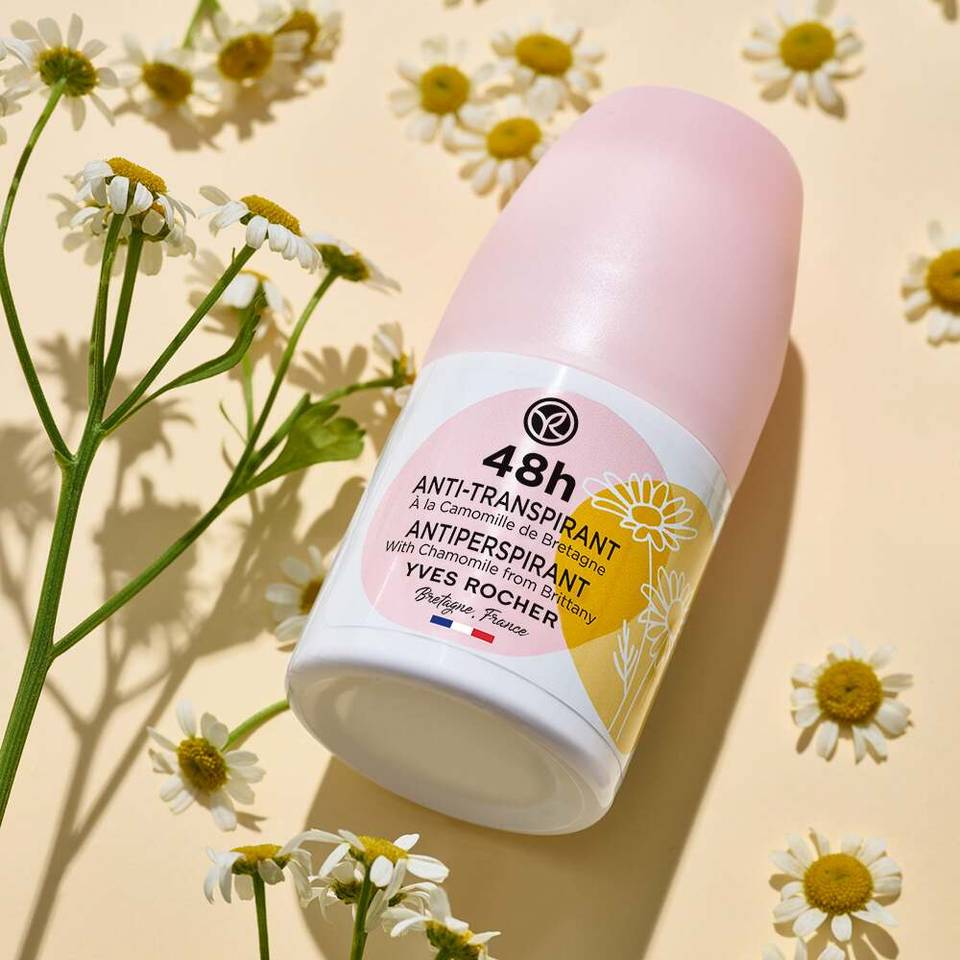 48H ANTIPERSPIRANT CAMOMILE FROM BRITTANY ALL SKIN TYPES ROLL ON 50ML