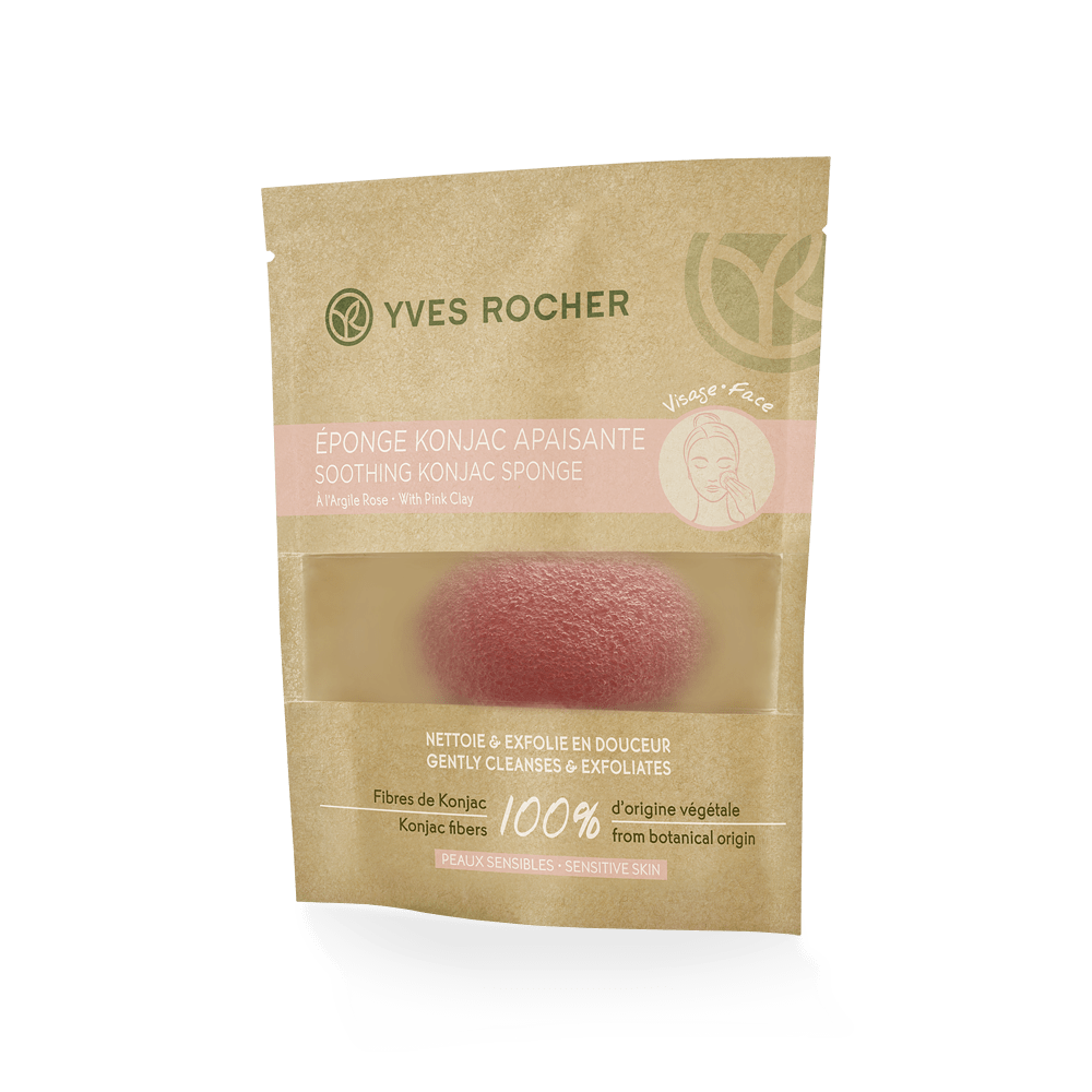 A sponge 100% of botanical origin to boost daily cleansing with its micro-exfoliating power, adapted for sensitive skin