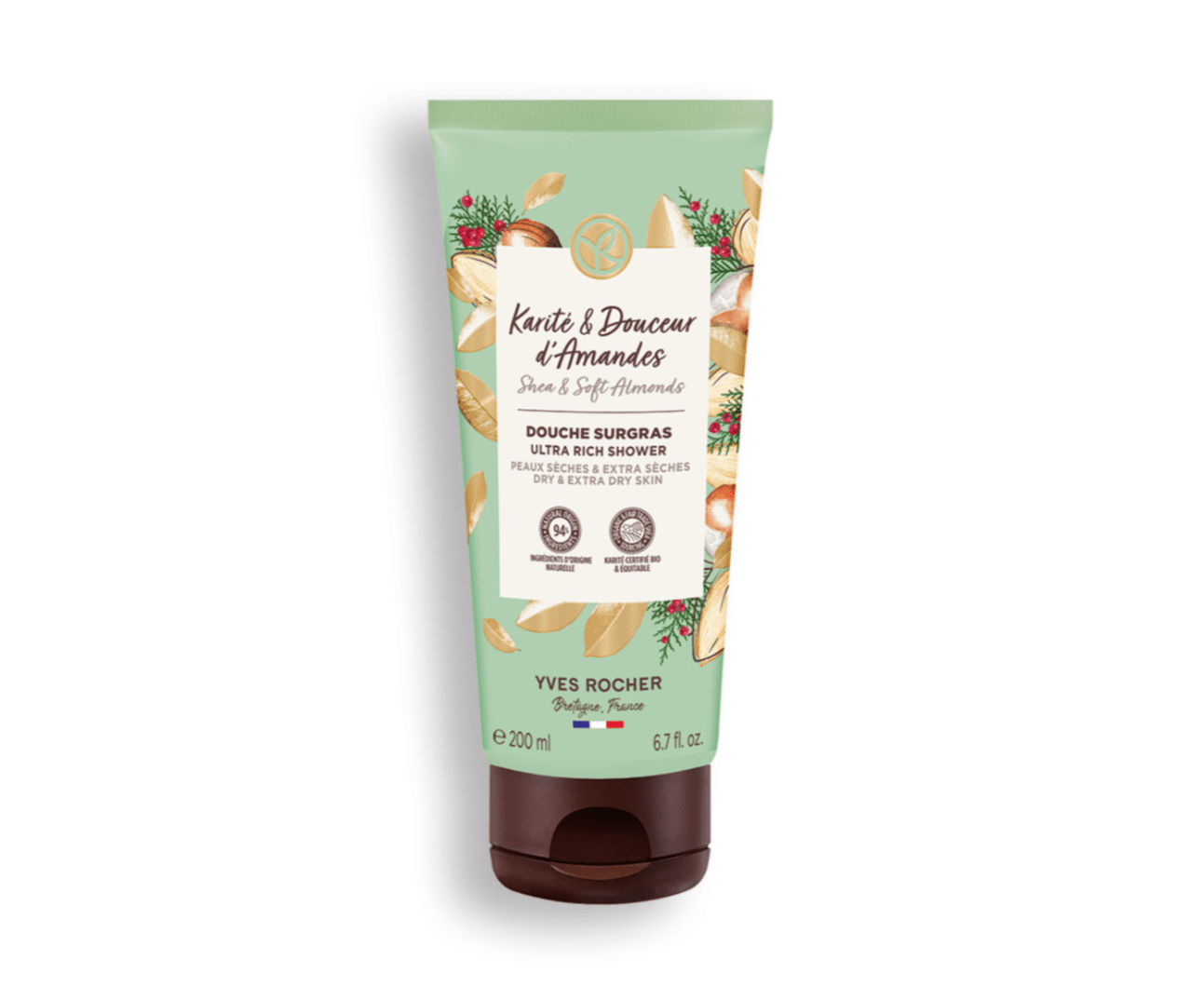 Shea & Soft Almonds Ultra-Rich Shower, 200 ml