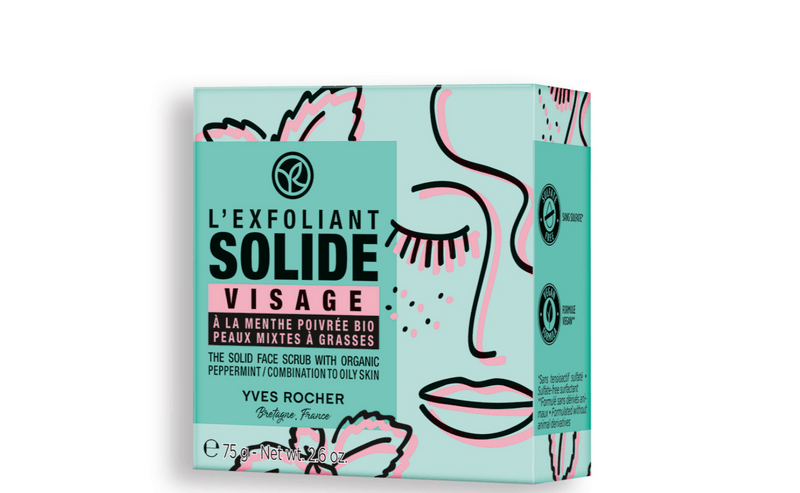 SOLID EXFOLIATING FACE SCRUB 75G