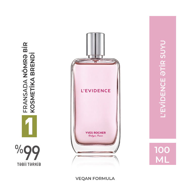 L'Evidence ətir suyu, 100 ml
