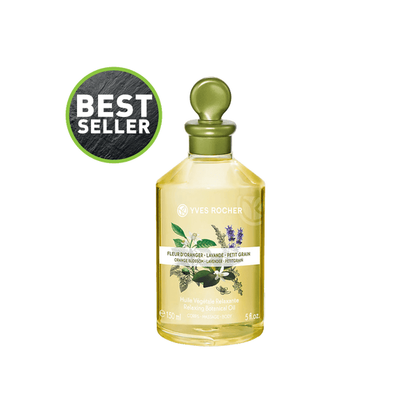 RELAXING BOTANICAL OIL ORANGE BLOSSOM LAVENDER LEMONGRASS 150ML BOTTLE