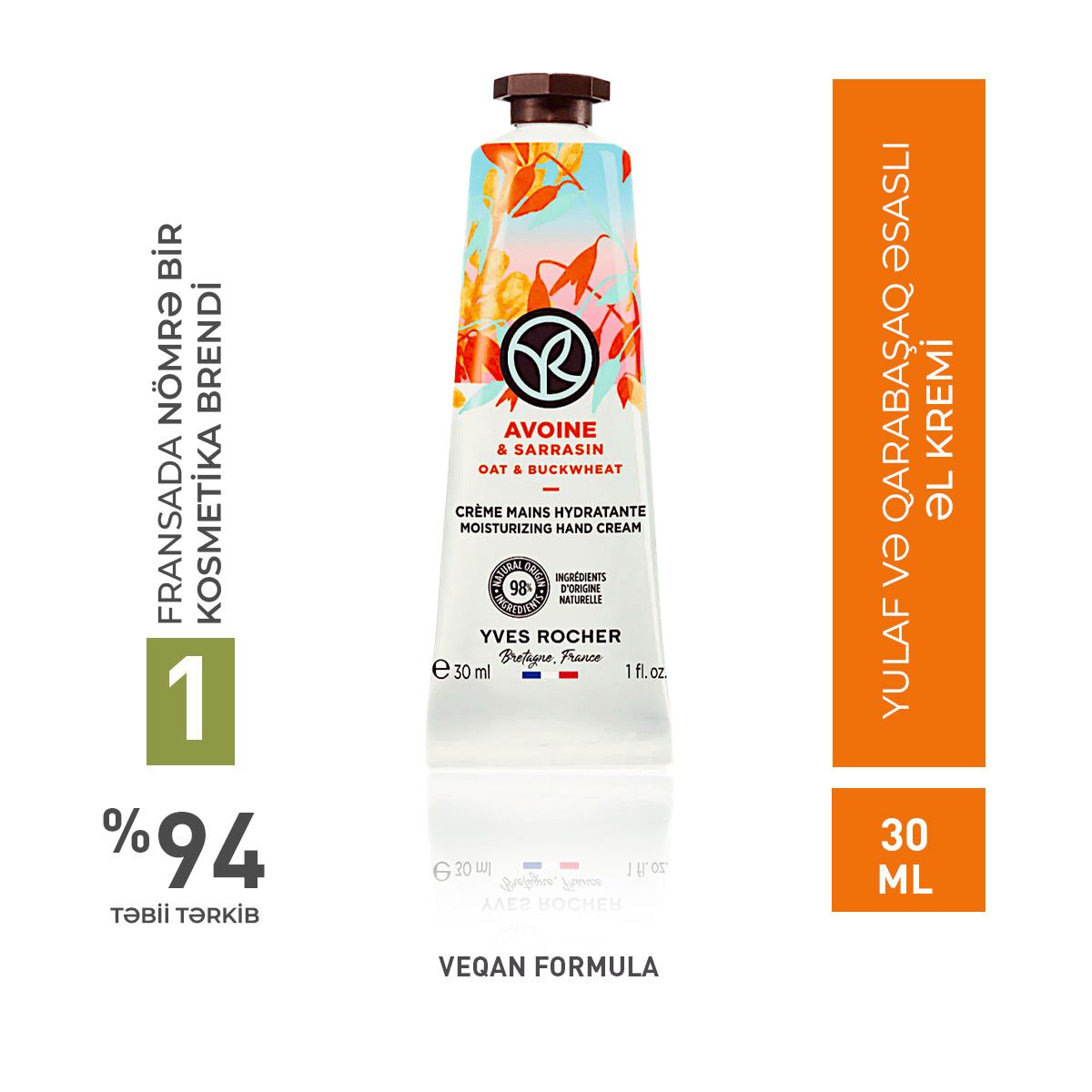 HAND CREAM OAT MILK & BUCKWHEAT 30ML -