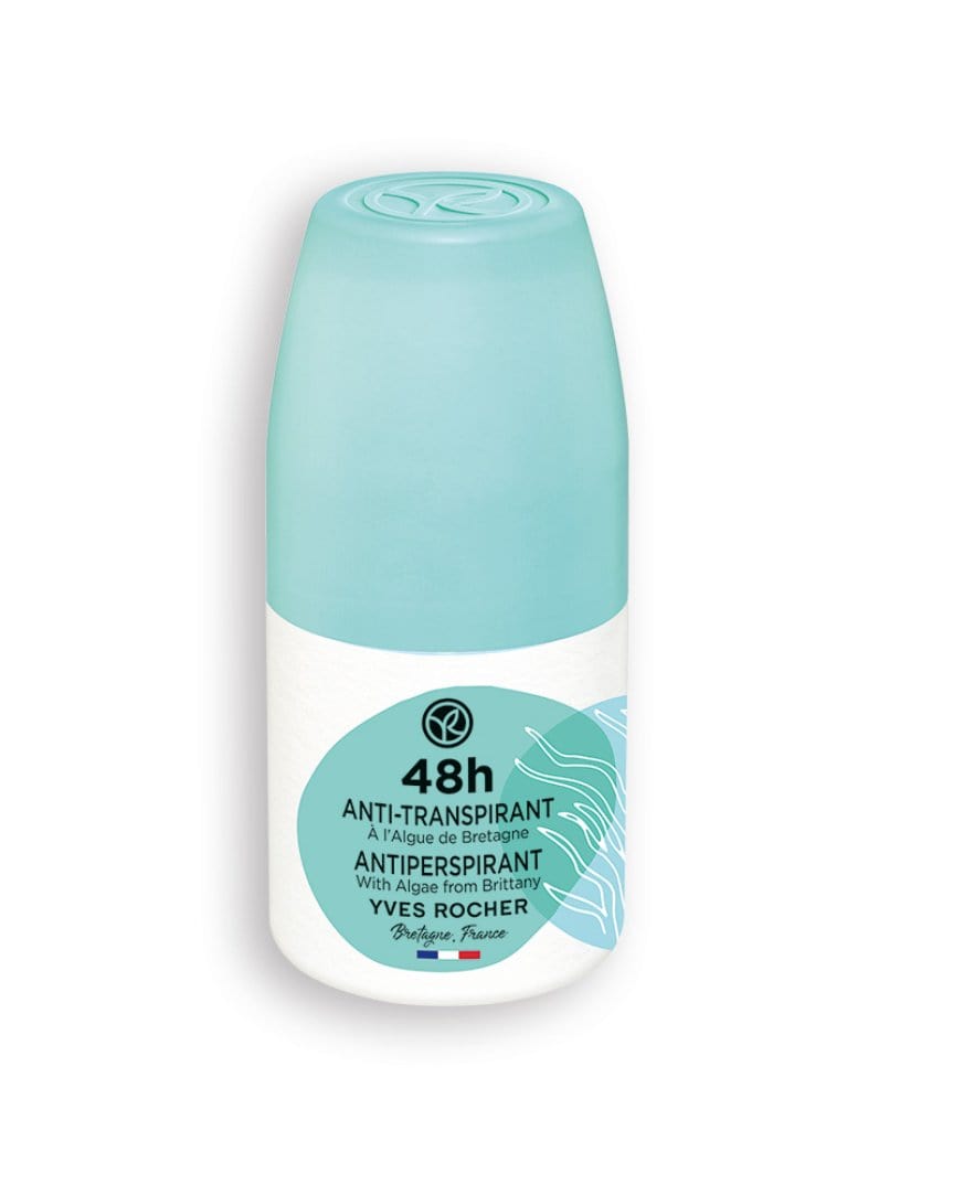 48H ANTIPERSPIRANT ALGAE FROM BRITTANY ALL SKIN TYPES ROLL ON 50ML - Yves Rocher Azerbaijan