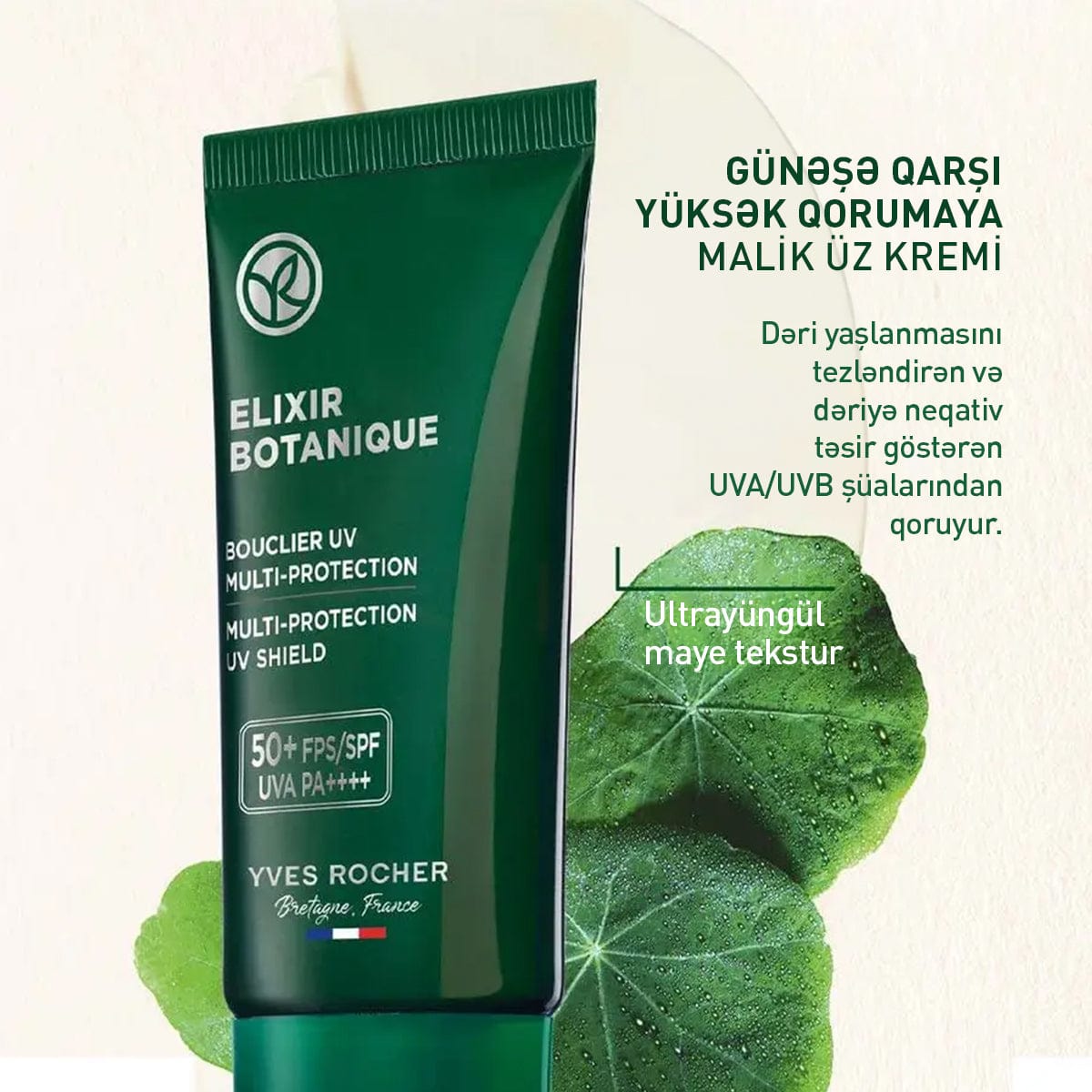 Ətraf mühitin neqativ təsirlərindən qoruyucu SPF30 əsaslı krem, 30 ml