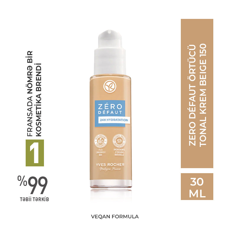 ZERO DEFAUT FOUNDATION BOTTLE 30ML BEIGE 150