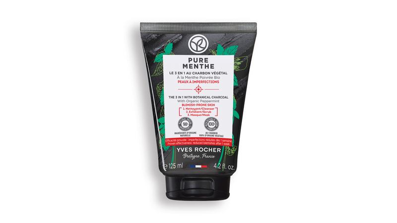 THE 3-IN-1 CHARCOAL BLACK MUD 125ML
