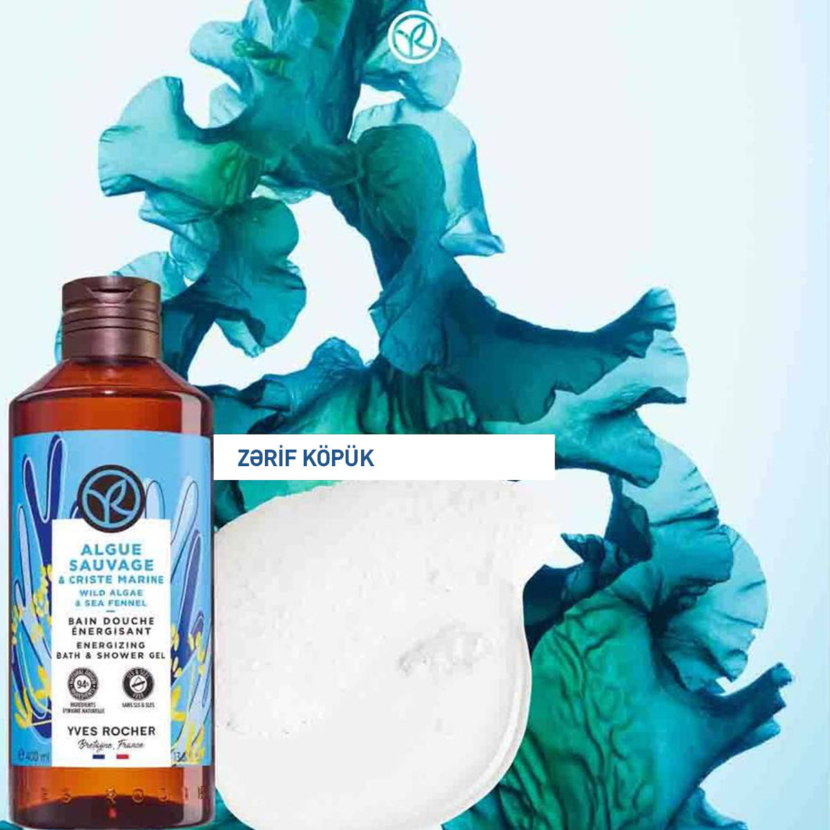 Wild Algae & Sea Fennel Bath and Shower Gel, 400 ml