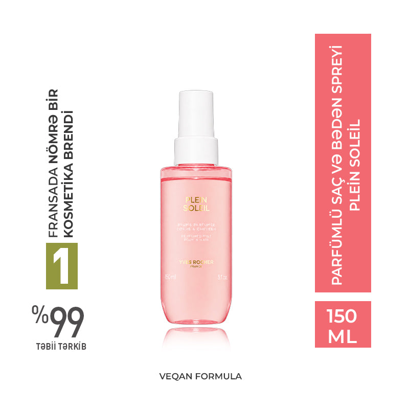 Perfumed Mist Body & Hair - Plein Soleil