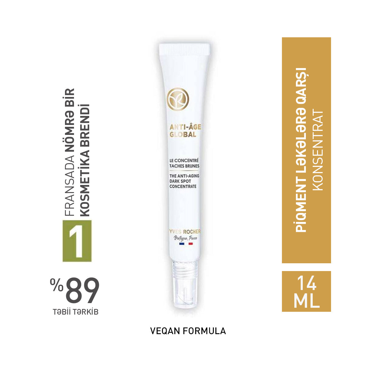 Piqment ləkələrə qarşı konsentrat, 14 ml