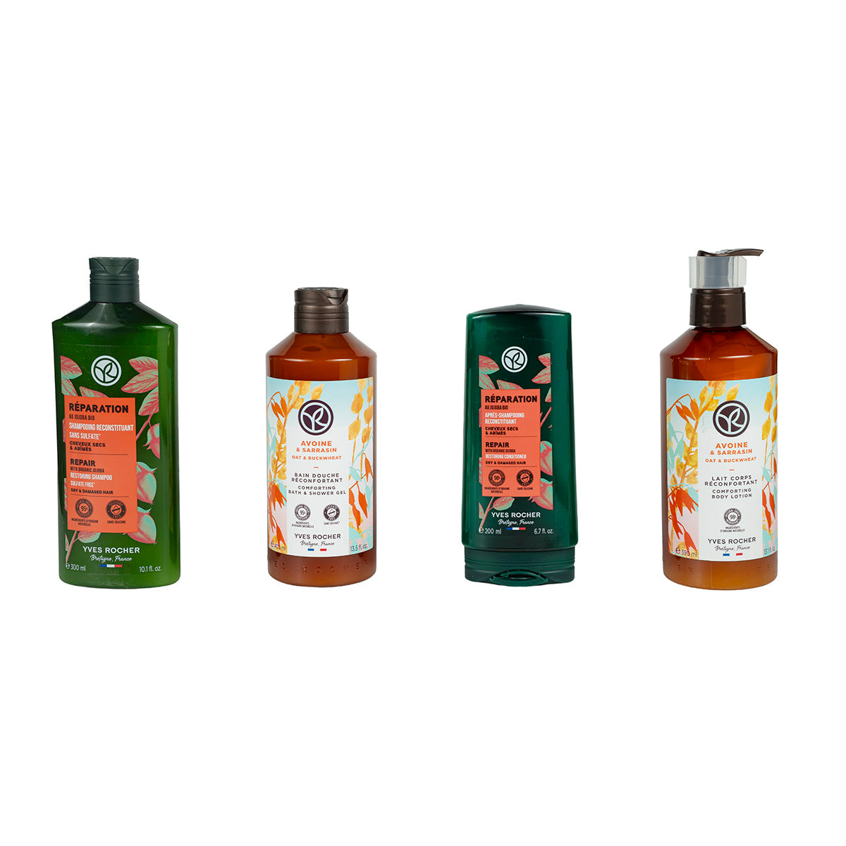 Yulaf Südü və Qarabaşaq Saç və Bədən Baxımı Dəsti