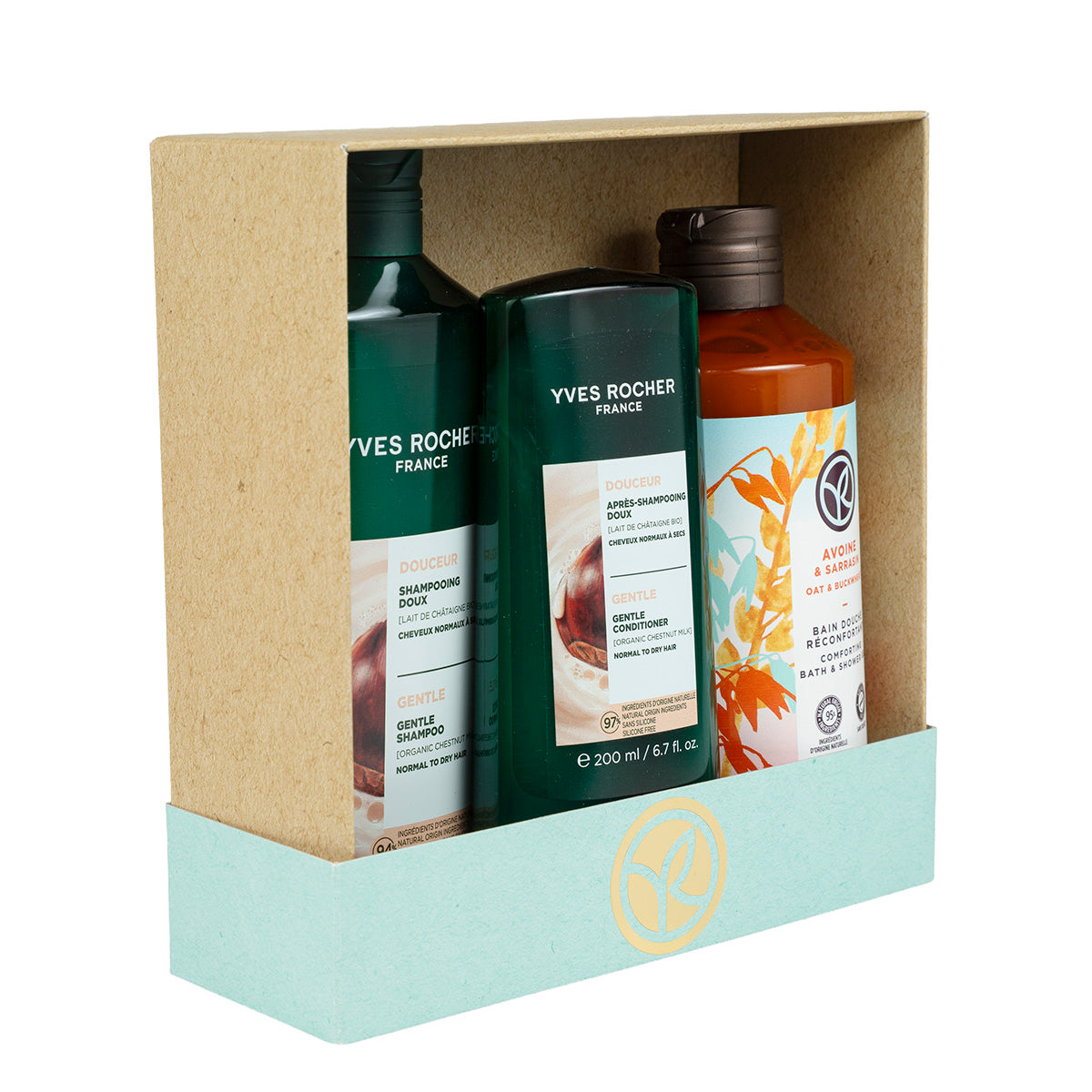 Yulaf Südü və Qarabaşaq Yumşaq Saç və Bədən Baxımı Dəsti