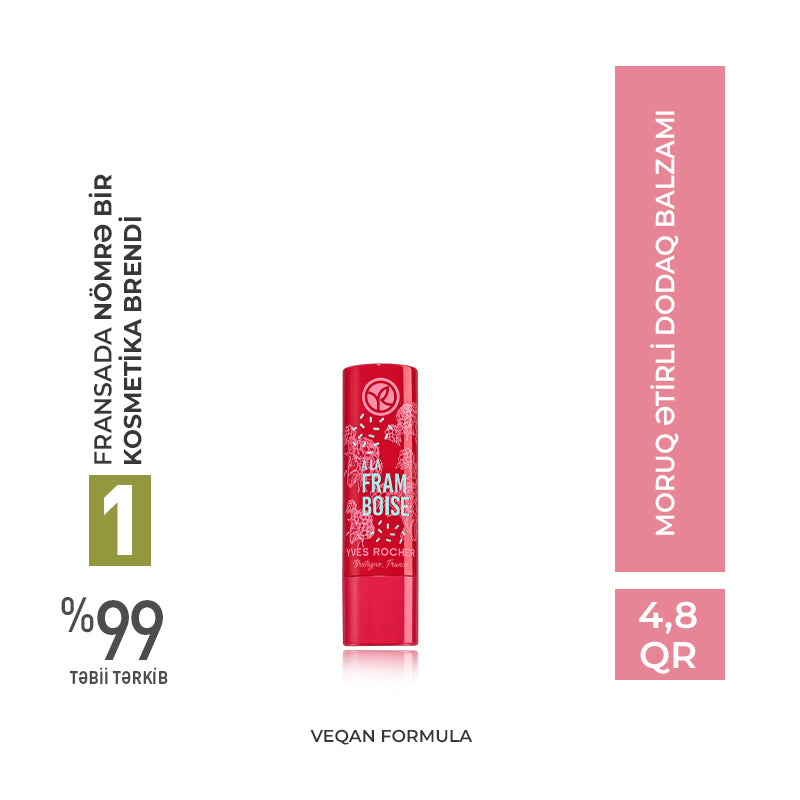 LIP BALM RASPBERRY 4,8G STICK -