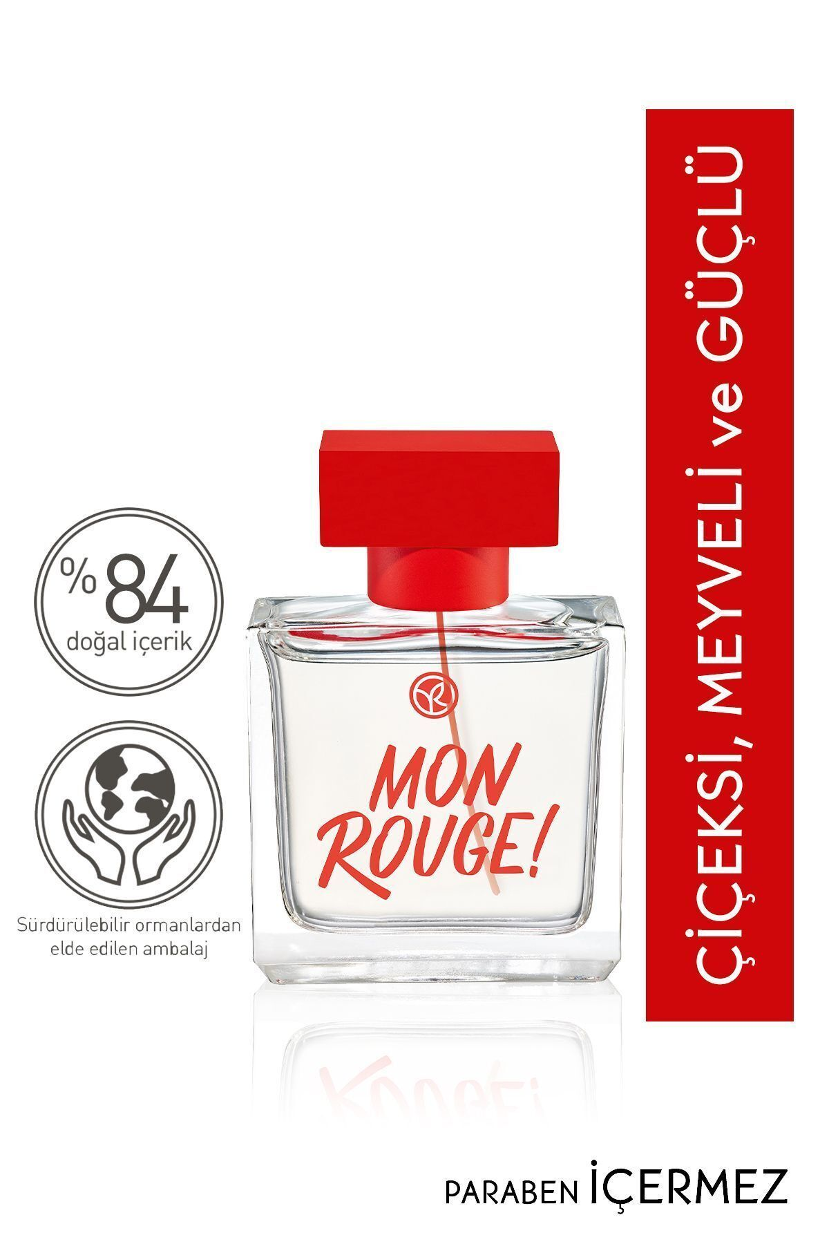 EAU DE PARFUM MON ROUGE 50 ML - EAU DE PARFUM MON ROUGE 50 ML FLACON